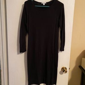 James Perse | French Terry Dress | Black